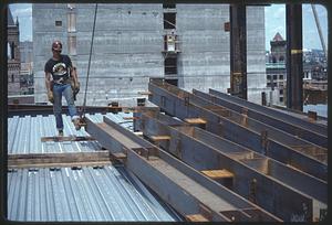 Ironworker, Copley Place construction