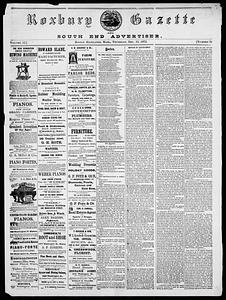 Roxbury Gazette and South End Advertiser, December 19, 1872