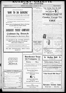Roxbury Gazette and South End Advertiser, November 20, 1920