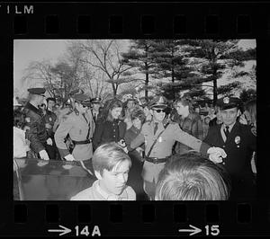 Jackie Onassis at Cardinal Cushing's funeral, Hanover