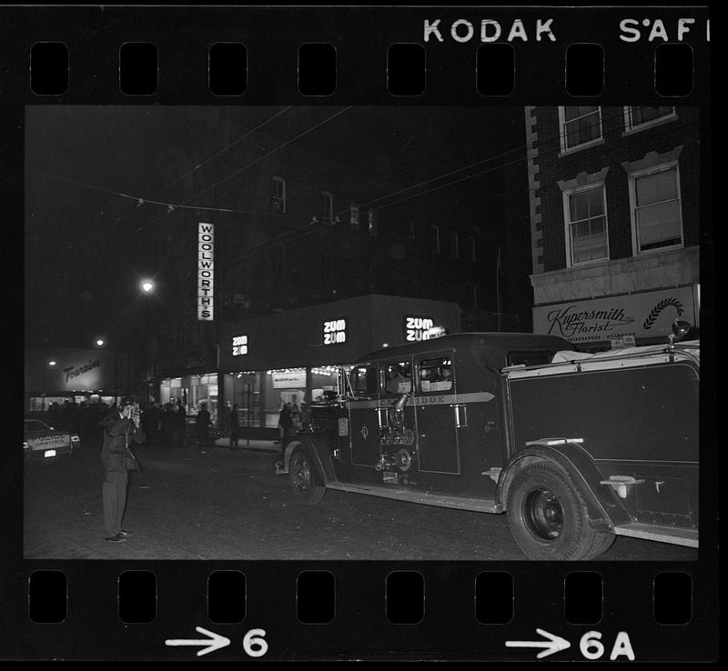 Harvard Square anti-war riot