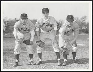 Matigon High - Outfield. Leo Swift LF- Teery Bleiler CF + Capt. Tom Slinex RF