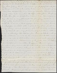 Letter from Zadoc Long to John D. Long, February 2, 1868