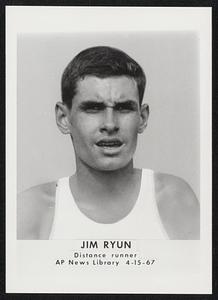 Jim Ryun. Distance runner.