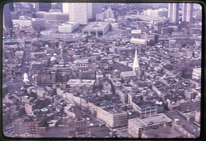 View of Boston from above