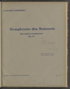 Symphonie des sommets