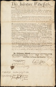 Benjamin Wright indentured to apprentice with Edward Foster of Boston, 2 July 1761