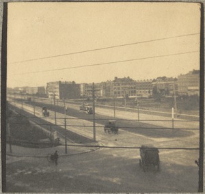 Commonwealth Avenue boulevard from S.W. G's window