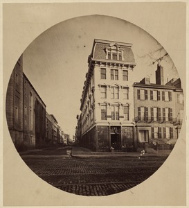 Temple Place and Tremont St., 1860