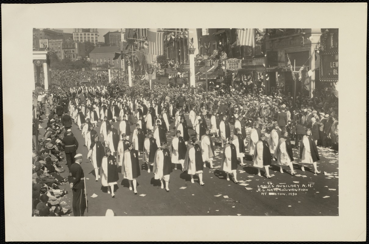 Ladies Auxiliary N. H. A. L. [American Legion] natl. convention at Boston