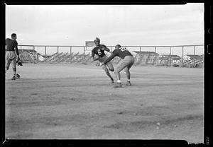 Football player 372nd Infantry