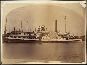 Steamboat - The City of Richmond - in Boston Harbour