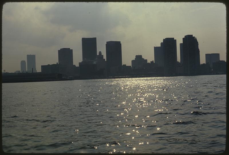 Late afternoon - return toward Boston includes furling sails