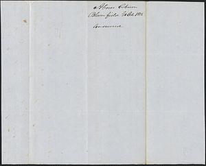 Abner Coburn to George Coffin, 21 October 1850