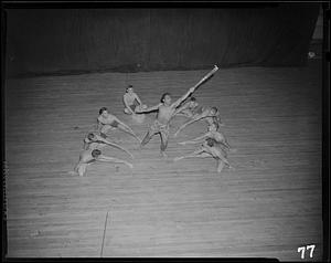 SC gymnasts performing