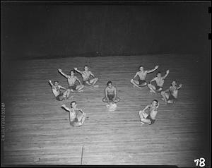 SC gymnasts performing