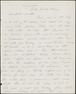 Letter from John D. Long to Zadoc Long and Julia D. Long, February 24, 1865