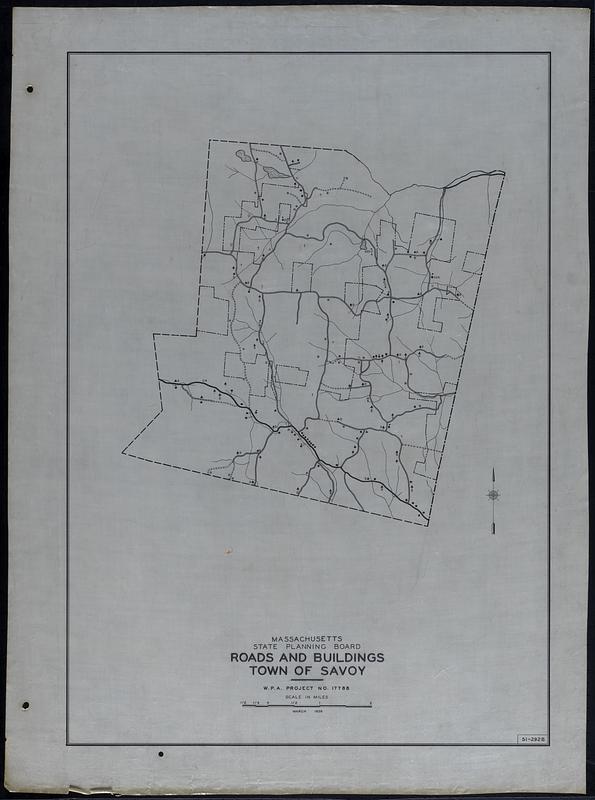 Roads and Buildings Town of Savoy Digital Commonwealth