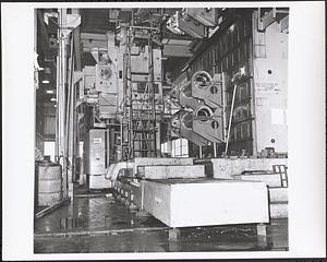 Interior machinery after flood