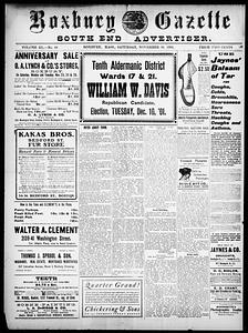 Roxbury Gazette and South End Advertiser, November 30, 1901