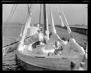 Ice clad lobster boat Grace M. Cribby