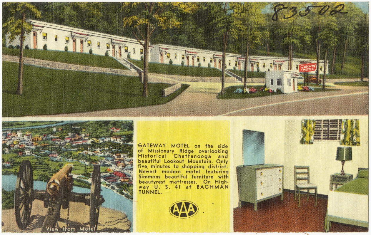 Gateway Motel, on Highway U.S. 41 at Bachman Tunnel