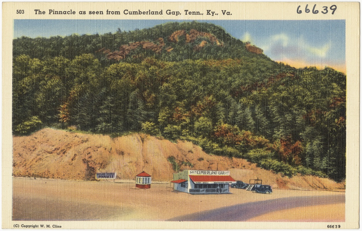 The Pinnacle as seen from Cumberland Gap, Tenn., Ky., Va.