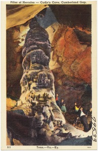 Pillar of Hercules -- Cudjo's Cave, Cumberland Gap, Tenn. -- Va. -- Ky.