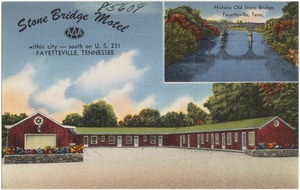 Stone Bridge Motel, within city -- South on U.S. 231, Fayetteville, Tennessee