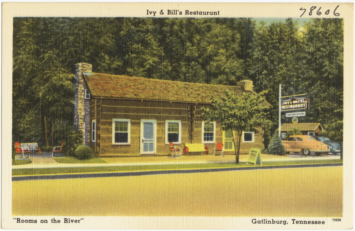 Ivy & Bill's Restaurant, "Rooms on the river", Gatlinburg, Tennessee