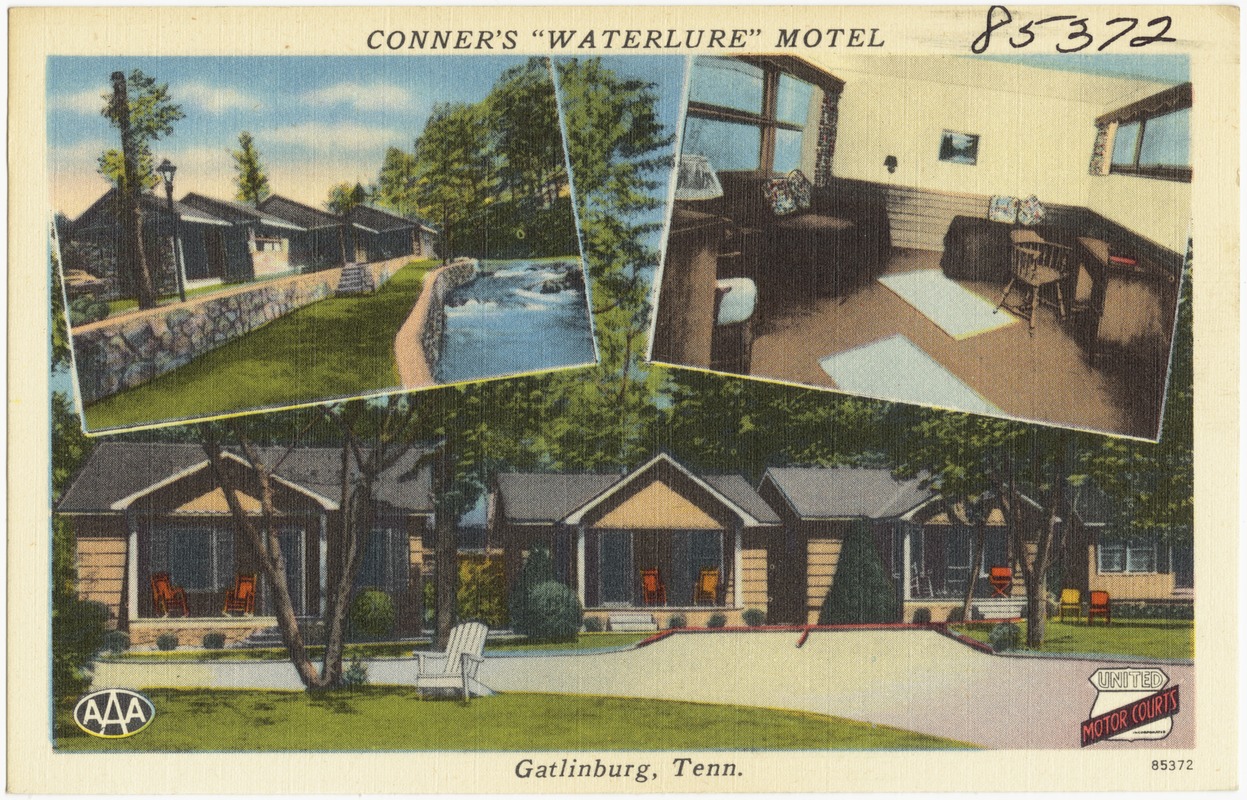 Conner's "Waterlure" Motel, Gatlinburg, Tenn.