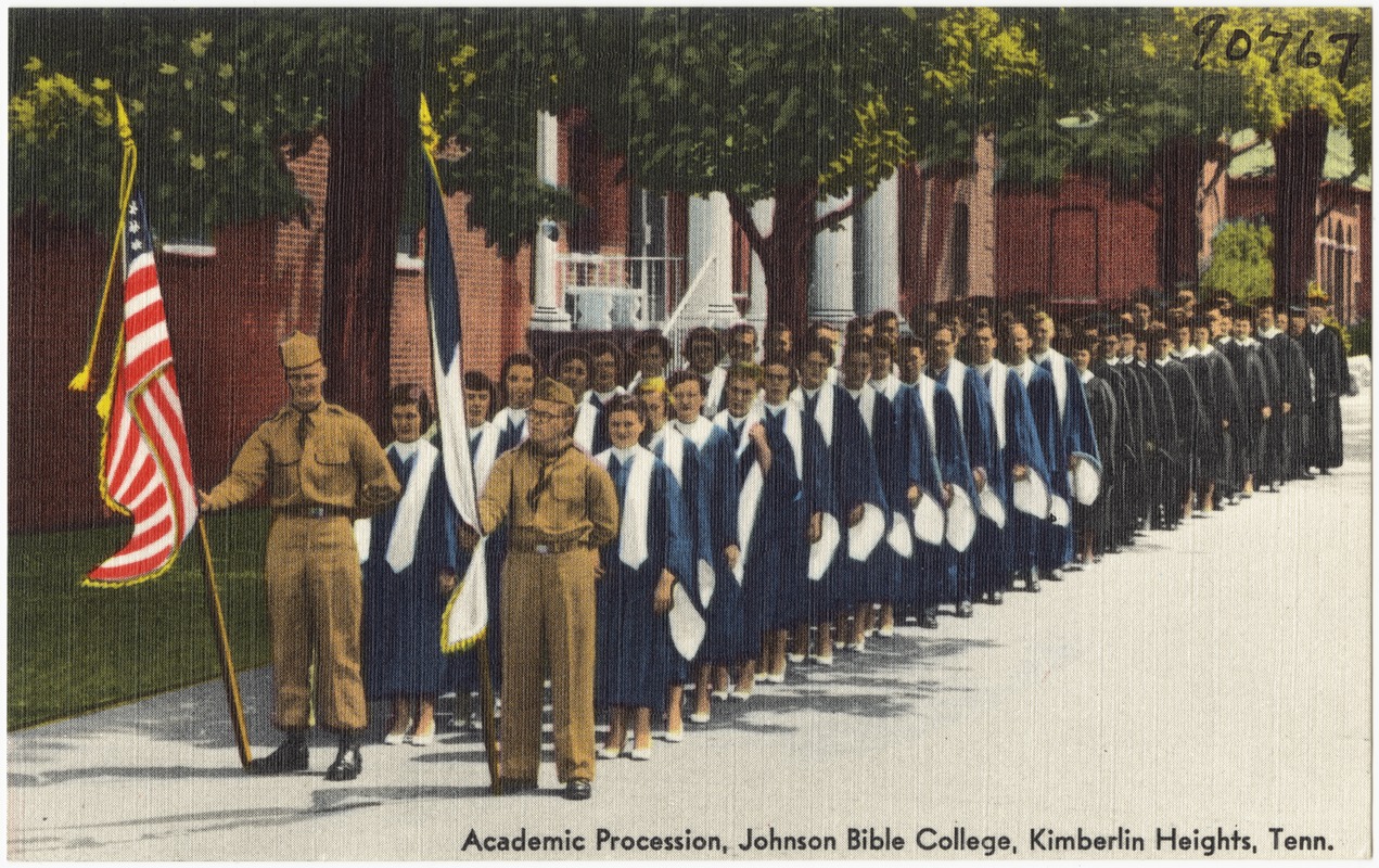 Academic Procession, Johnson Bible College, Kimberlin Heights, Tenn.