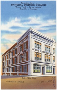 Remember the... National Business College, "Train Youth -- Serves industry", Knoxville 1, Tennessee