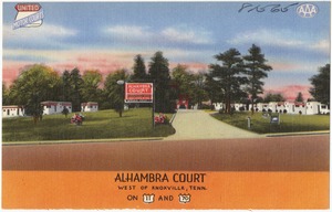 Alhambra Court, west of Knoxville, Tenn., on U.S. 11 and 70