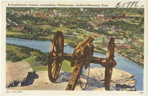 A confederate cannon overlooking, Lookout Mountain, Tenn.