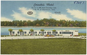 Cornette's Motel, on U.S. 25E and Cherokee Lake, 2 mi. N. of Morristown, Tenn.