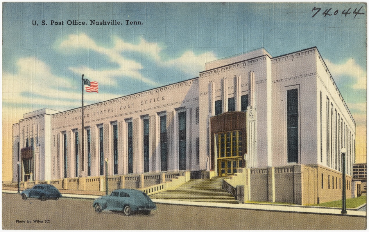 U.S. Post Office, Nashville, Tenn. Digital Commonwealth
