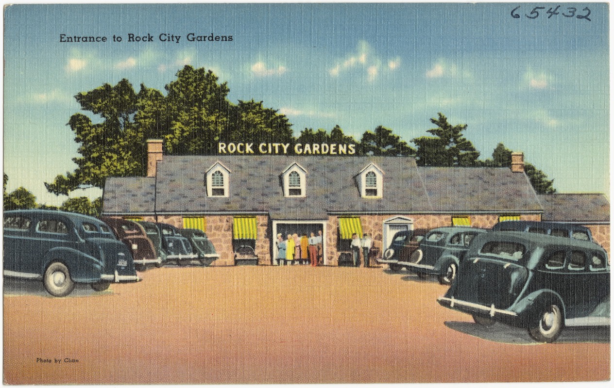 Entrance to Rock City Gardens