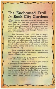 The Enchanted Trail in Rock City Gardens