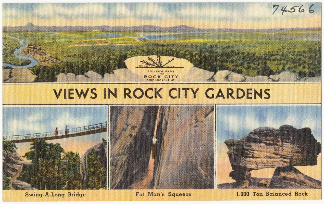 View in Rock City Gardens
