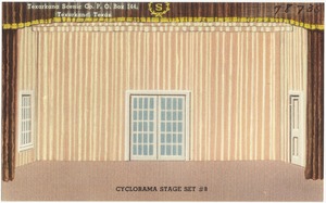 Texarkana Scenic Co., P. O. Box 114, Texarkana, Texas. Cyclorama stage set #8