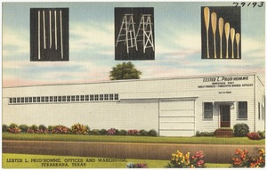 Lester L. Prud'homme, offices and warehouse, Texarkana, Texas