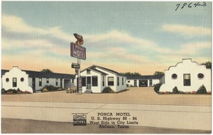 Ponca Motel, U.S. Highway 80 - 84, west side in city limits, Abilene, Texas