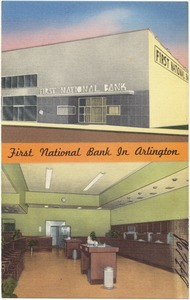 First National Bank, first national bank in Arlington