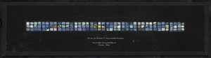 Design for windows P. east and west elevations. Saint John Evangelist Church, Canton, Mass.