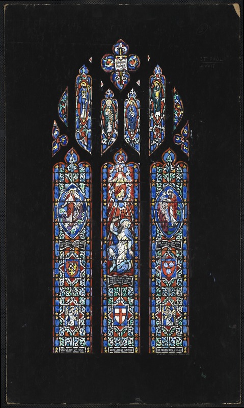3. St, Paul. Clerestory window. The grace of the Lord Jesus Christ be with you