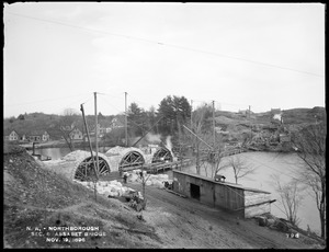 Wachusett Aqueduct, Assabet Bridge, Section 8, from the west, Northborough, Mass., Nov. 19, 1896