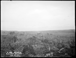 Wachusett Reservoir, northeast from Potter's, towards Boylston and Clinton, Boylston, Mass., Nov. 23, 1896