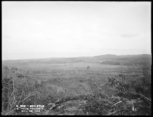 Wachusett Reservoir, east from Potter's, near signal, Boylston, Mass., Nov. 23, 1896