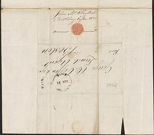 John McClintock to George Coffin, 14 January 1833